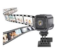 Jasaly Telecamera per Interni con Visione Notturna A Colori 1080P, Mini di Sicurezza con Faretto Avanzato per Una Facile Installazione In Interni Ed Esterni