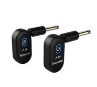 Jasaly Trasmettitore Wireless per Chitarra Elettrica, Cannello Elettrico, Basso, Ricetrasmettitore, Accessori per Strumenti Musicali A14