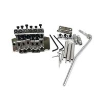 Jasaly Vibrato A Doppio Bloccaggio per Chitarra Elettrica, Base A 6 Corde, R2 42/R3 43 mm, Cromato