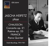 Jascha Heifetz - Plays Chausson & Franck