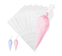 JasCherry 100 Pezzi Extra Grandi sac a Poche Monouso Icing Sacchetti Taglia 53 × 28 cm - USA e Getta Spessa Sacca Pasticceria per Decorazione Pasticceria et Cupcakes Torta Cuisson #F