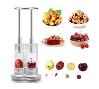 JasCherry Handy Snocciola Ciliegie, Snocciolatore di Ciliegie in Acciaio Inossidabile 304 di Alta Qualità, Core Remover Pitter Tool per Ciliegie, Datteri rossi, Giuggiole, Frutta