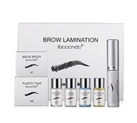 JasCherry Kit Laminazione Sopracciglia, Kit Sollevamento Sopracciglia Professionale, Permanente per Sopracciglia fai-da-te per Sopracciglia più Piene e Spesse, Lunga Durata 8 Settimane
