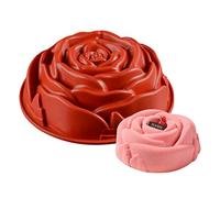 JasCherry Stampo in Silicone per Torte a Forma di Rose - Antiaderente Silicone stampi per Torte, Tortiera, Grande Gelatina, Pane, Ciambelloni #7