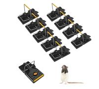 Jasjfasd 10 Pezzi Mini Trappola per Topi, Efficiente e Riutilizzabile Trappole per Topi, Professionale Struttura della Fibbia Altamente Sensibile Progettata Trappola, Pronta all'Uso Interno Esterno