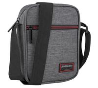 JASLEN - Borsa A Tracolla Uomo In Pelle Compatta - Design Elegante E Funzionale Per Ogni Giorno - Borsello Uomo Tracolla Pelle Con Tasche Multiple - Tracolla Uomo Piccola Da Viaggio E Lavoro, Grigio