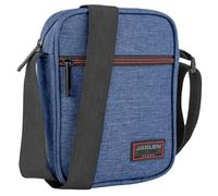 JASLEN - Borsa A Tracolla Uomo In Pelle Compatta - Design Elegante E Funzionale Per Ogni Giorno - Borsello Uomo Tracolla Pelle Con Tasche Multiple - Tracolla Uomo Piccola Da Viaggio E Lavo, Cowboy blu