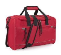 JASLEN - Borsone da Viaggio Multifunzione e Borsa Palestra - Tutta la Tua Attrezzatura in Una Borsa Viaggio Pratica ed Elegante. Spero che ti piaccia!, Rosso