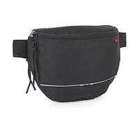 JASLEN - Marsupio Donna versatile e compatto - Marsupio Nero regolabile, Borsa Da Cintura con tasche multiple per città, viaggio e running quotidiano, Nero