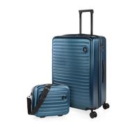 JASLEN - Set valigie - Set Valigie Rigide Offerte. Valigia Grande Rigida, Valigia Media Rigida e Bagaglio a Mano. Set di Valigie con Lucchetto Combinazione TSA, Blu