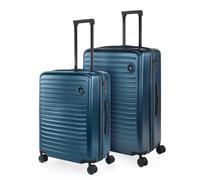 JASLEN - Set valigie - Set Valigie Rigide Offerte. Valigia Grande Rigida, Valigia Media Rigida e Bagaglio a Mano. Set di Valigie con Lucchetto Combinazione TSA, Blu