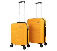 JASLEN - Set valigie - Set Valigie Rigide Offerte. Valigia Grande Rigida, Valigia Media Rigida e Bagaglio a Mano. Set di Valigie con Lucchetto Combinazione TSA, Senape