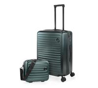 JASLEN - Set valigie - Set Valigie Rigide Offerte. Valigia Grande Rigida, Valigia Media Rigida e Bagaglio a Mano. Set di Valigie con Lucchetto Combinazione TSA, Verde