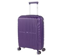 JASLEN - Trolley Bagaglio A Mano 55x40x20 leggero rigido con ruote girevoli ideale per viaggi in cabina Valigia Bagaglio A Mano compatibile Ryanair. Lucchetto a Combinazione. Estensibile, Viola