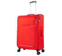 JASLEN - Valigia Grande di Viaggio Morbido. Allungabile Trolley Grande con 4 Ruote. Materiale Polyester EVA Valigia Trolley Resistente e Super Leggero - Robusta 78 cm Valigie Trolley TSA, Rosso
