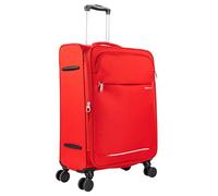 JASLEN - Valigia Media da Viaggio Morbido. Allungabile Trolley Medio con 4 Ruote. Trolley Resistente e Super Leggero - Robusta Valigie Trolley in Chiusura a Combinazione, Rosso