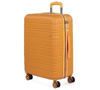 JASLEN - Valigia Media da Viaggio Rigide. Trolley Medio con 4 Ruote. Materiale ABS Valigia Media Rigida in Offerta Resistente e Super Leggero - Valigia 20 kg Lucchetto TSA, Senape iridescente