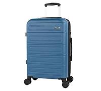 JASLEN - Valigia Media da Viaggio Rigide. Trolley Medio con 4 Ruote. Materiale ABS Valigia Media Rigida in Offerta Resistente e Super Leggero - Valigia 20 kg Lucchetto TSA, Blu