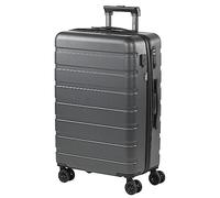 JASLEN - Valigia Media da Viaggio Rigide. Trolley Medio con 4 Ruote. Materiale ABS Valigia Media Rigida in Offerta Resistente e Super Leggero - Valigia 20 kg Lucchetto TSA, Grigio scuro