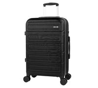 JASLEN - Valigia Media da Viaggio Rigide. Trolley Medio con 4 Ruote. Materiale ABS Valigia Media Rigida in Offerta Resistente e Super Leggero - Valigia 20 kg Lucchetto TSA, Nero