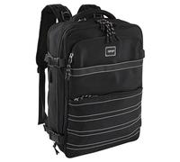 JASLEN - Zaino Bagaglio A Mano compatto per viaggi aerei Valigia Bagaglio A Mano leggera e pratica ideale per cabine delle principali compagnie low cost. Compatibile con Ryanair, Nero