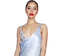 Jasmin Savoy Brown (Silk Dress) Ritaglio di buddy a metà corpo