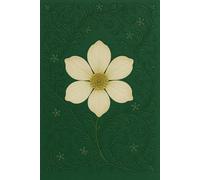 Jasmine Bloom Journal: 100 Pages of Inspiration in a Premium Softcover, Deep Emerald Green with Vibrant White and Cream Floral Design