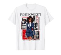 Jasmine Crockett Clapback Queen, Black Power Rising Maglietta