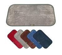 JASMINE IL TAPPETO MAGICO Assorbente Antiscivolo per Bagno, Doccia e Cucina in morbida Microfibra ideale anche come Tappeto per Ingresso o Zerbino, lavabile in Lavatrice (100_x_65_cm, Grigio)