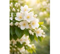 Jasmine Notebook: Beautiful Flower Themed Writing Notebook Perfect for Students, Women, Gift Giving and Personal Use