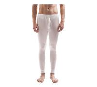 Jasmine Silk- Calzamaglia termica da uomo in pura seta, color avorio Ivory Large