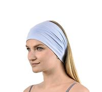 Jasmine Silk - Fascia per capelli unisex in bambù, Blu, Etichettalia unica
