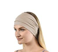 Jasmine Silk - Fascia per capelli unisex in bambù Nude Etichettalia unica
