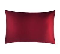 Jasmine Silk, federa Momme Mulberry, 100% in seta Charmeuse, 50 x 75 cm Burgundy