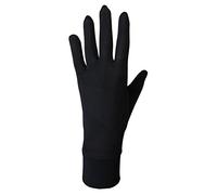Jasmine Silk Guanti Pura Seta Fodera Termica Guanto Interno Guanti Sci, Nero (Extra Small)