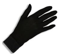 Jasmine Silk Guanti Pura Seta Fodera Termica Guanto Interno Guanti Sci, nero XXS perfetta per i bambini 100 gsm