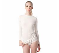 Jasmine Silk, maglia da donna, termica, manica lunga, di modal. Colore: avorio Ivory XL