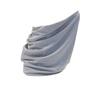 Jasmine Silk Passamontagna del tubo dello scaldacollo di seta della sciarpa di seta pura, Grigio, Taglia unica