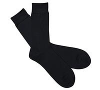 Jasmine Silk Uomo 100% calzini di seta calze sera di degli uomini calze termiche NERO
