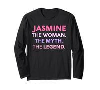 Jasmine The Woman The Myth Legend Nome Personalizzato Donne Maglia a Manica