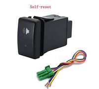 JASMKLX 1PC Altoparlante della ventola Fendinebbia anteriore Specchietto retrovisore Pieghevole Registratore di guida Radar Pulsante interruttore adatto for Mazda 5(Speaker)