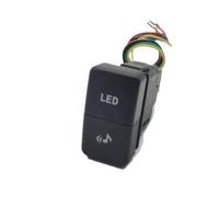 JASMKLX 1PC Auto HA CONDOTTO LA Luce BSM DRL Radar di Parcheggio Potenza Fendinebbia Interruttore Doppio Tasto di Chiave Misura for Honda CRV Odyssey Civic Fit 2008-2013(LED Music)