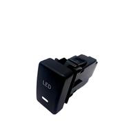 JASMKLX 1PC Auto LED Anteriore Della Luce di Nebbia Accendere Il Tronco Radar Musicale Auto Monitor Pulsante Interruttore Misura for Honda Civic 12-14 CRV 07-16 Accord 08-13(LED)
