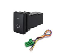 JASMKLX 1PC Auto Luce Arancione BSM DRL LED Radar di Parcheggio Potenza Fendinebbia Pulsante Interruttore Misura for Mitsubishi Outlander 13-21 Pajero Sport16-20(Power supply)