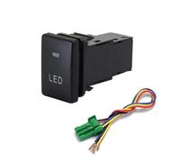 JASMKLX 1PC Auto Luce Arancione BSM DRL LED Radar di Parcheggio Potenza Fendinebbia Pulsante Interruttore Misura for Mitsubishi Outlander 13-21 Pajero Sport16-20(LED)