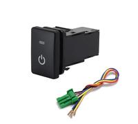 JASMKLX 1PC Auto Luce Arancione BSM DRL LED Radar di Parcheggio Volante Potenza Fendinebbia Pulsante Interruttore Misura for Suzuki Jimny 2019 2020 2021(Power supply)