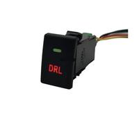 JASMKLX 1PC Misura for Isuzu D-Max Auto LED DRL Luce Auto Anteriore della Luce di Nebbia Specchietto retrovisore Riscaldato Interruttore di Pulsante Refittato Interruttore for Filo(DRL)