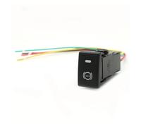 JASMKLX 1PC Misura for Isuzu D-Max Auto LED DRL Luce Auto Anteriore della Luce di Nebbia Specchietto retrovisore Riscaldato Interruttore di Pulsante Refittato Interruttore for Filo(ABS)