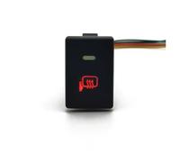 JASMKLX 1PC Misura for Isuzu D-Max Auto LED DRL Luce Auto Anteriore della Luce di Nebbia Specchietto retrovisore Riscaldato Interruttore di Pulsante Refittato Interruttore for Filo(Mirror Heated)