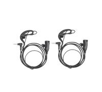 JASMKLX EEY002 Auricolare for Gancio Auricolare da 3,5 mm for ago Singolo for Microfono PTT Adatto for RETEVIS RT22P RT622P RB619 RB19 B63S B3S(10 PCS)